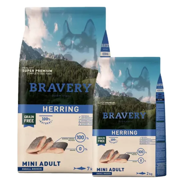 Bravery Adulto Arenque Mini Razas Pequeñas