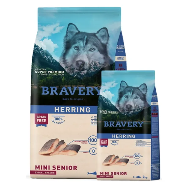 Bravery Senior Arenque Mini Razas Pequeñas