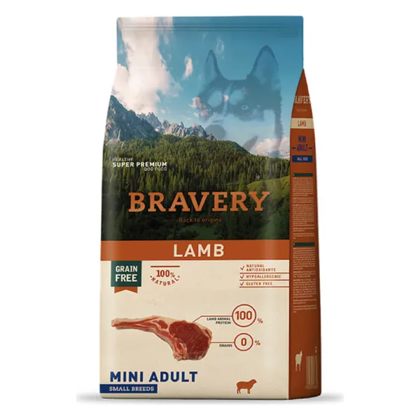 Bravery Adulto Cordero Mini Razas Pequeñas