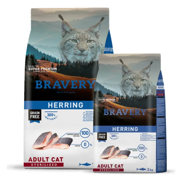 Bravery Gato Esterilizado Arenque