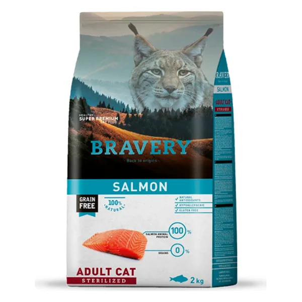 Bravery Gato Esterilizado Salmón