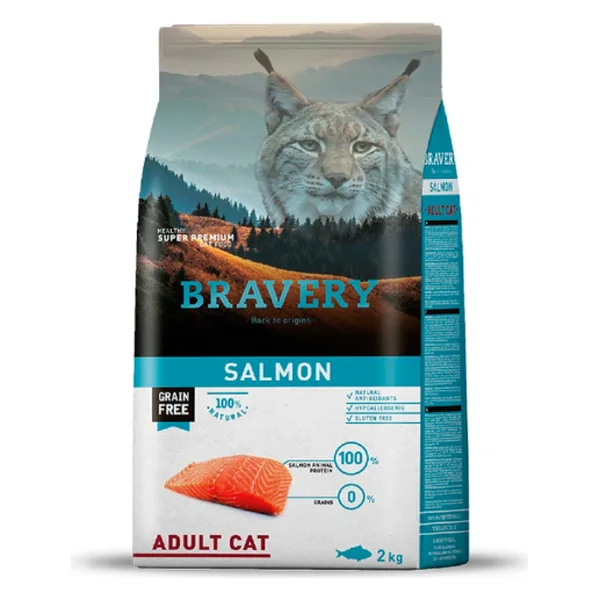 Bravery Gato Adulto Salmón
