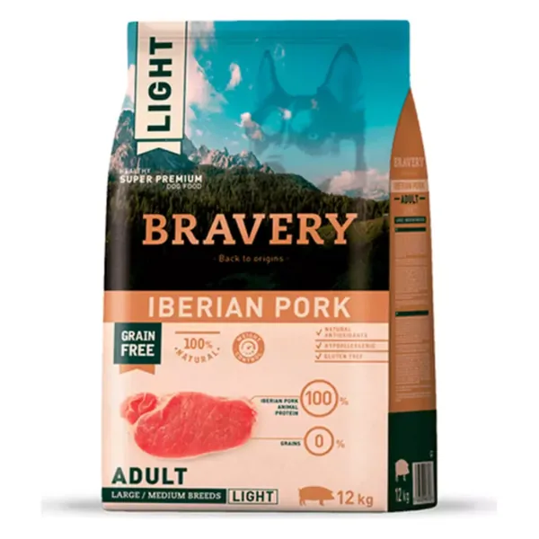 Bravery Light Cerdo ibérico Razas Medianas y Grandes