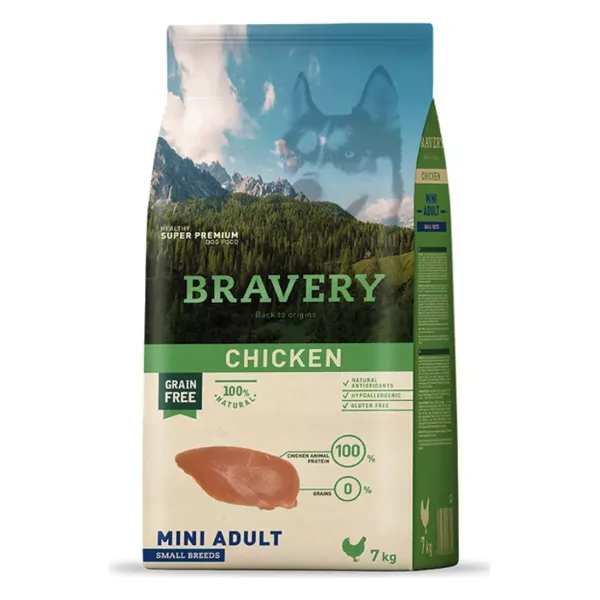 Bravery Adulto Pollo Mini Razas Pequeñas